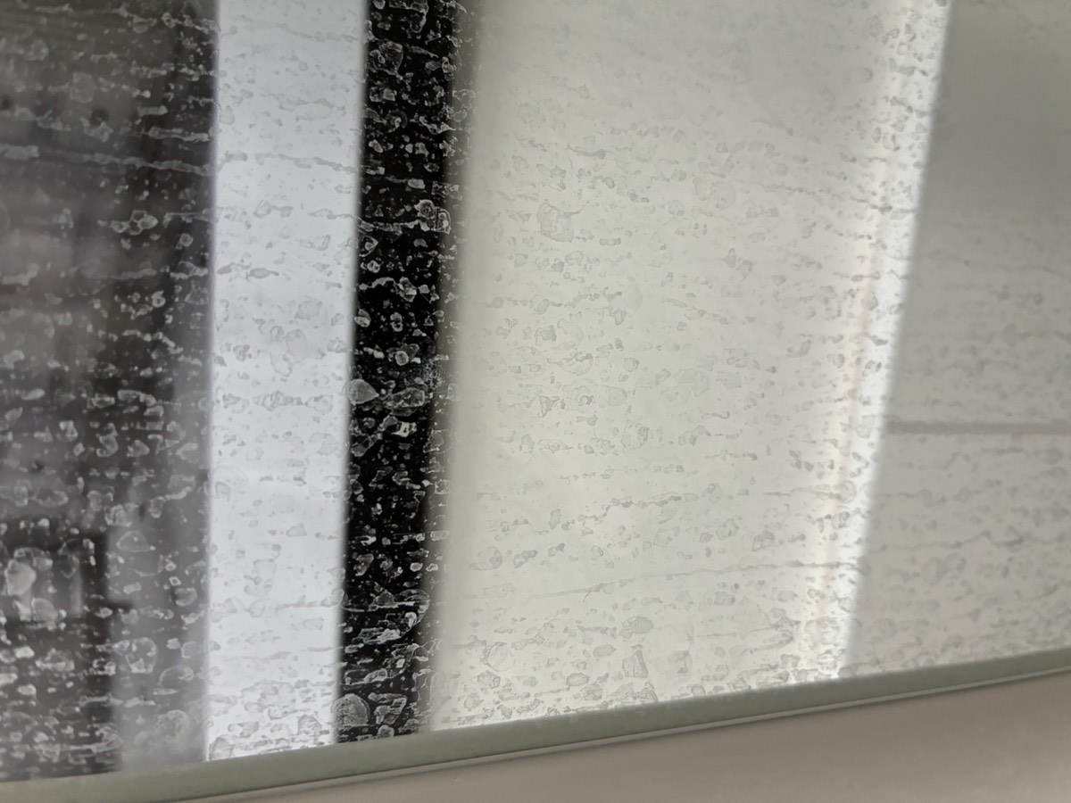 Before cleaning: Window Glass Reset